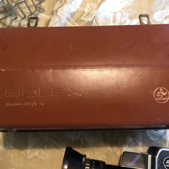 Movie Camera Bolex Zoom Reflex P1 in original leather case with all accessories - Picture 4 of 11